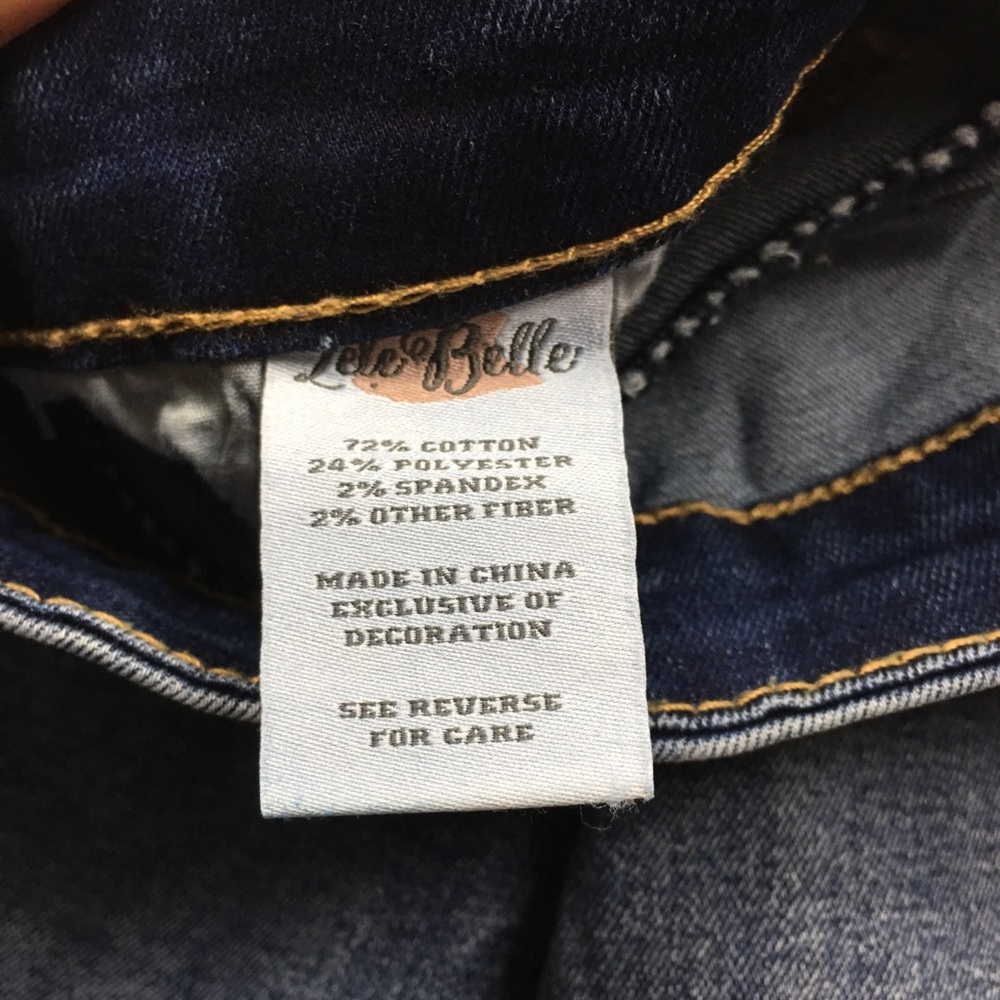Distressed Ripped Denim Baby Bootcut Jean - Picture 6 of 6